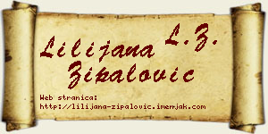 Lilijana Zipalović vizit kartica